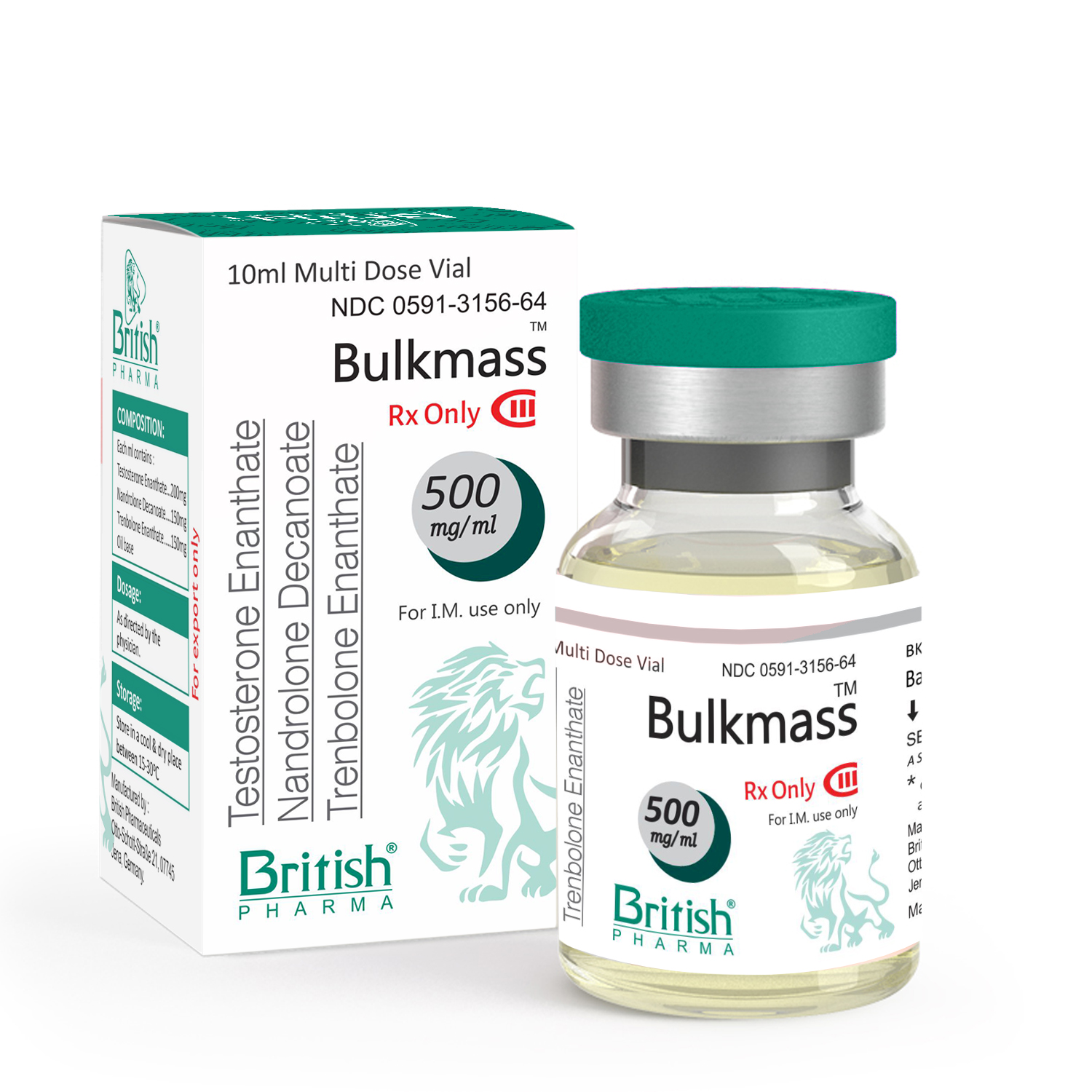 Bulkmass- 500 mg